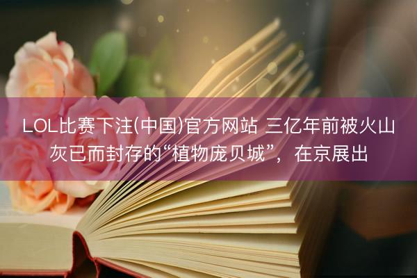 LOL比赛下注(中国)官方网站 三亿年前被火山灰已而封存的“植物庞贝城”，在京展出